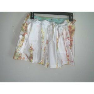 Just Be XL SHORTS COTTON BLEND TIE DYE SHORTS